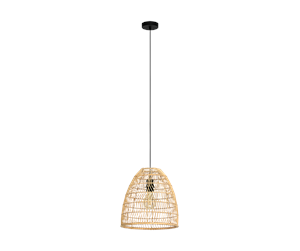 Lamper - EGLO AYESGARTH pendant light natural - 43866