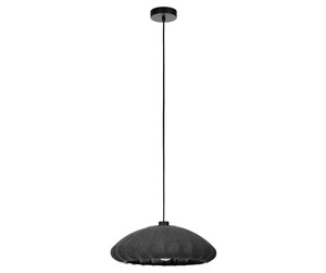 Lamper - EGLO BARLASTON PENDEL E27 SORT/GRÅ - 43961