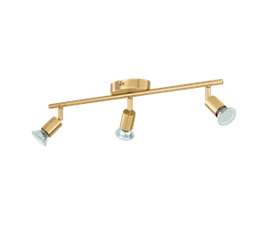 Lamper - EGLO BUZZ LED spot rail 3L brushed brass - 33186