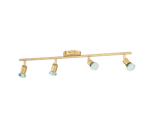 Lamper - EGLO BUZZ LED spot rail 4L brushed brass - 33187