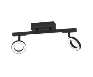 Lamper - EGLO CARDILLIO spot rail 2L black - 900514