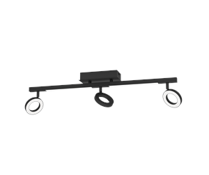 Lamper - EGLO CARDILLIO spot rail 3L black - 900515