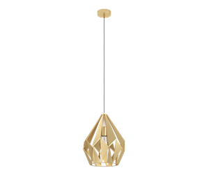 Lamper - EGLO CARLTON pendant gold - 43814