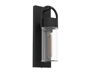 Lamper - EGLO CARRARO outdoor wall lamp black - 900285