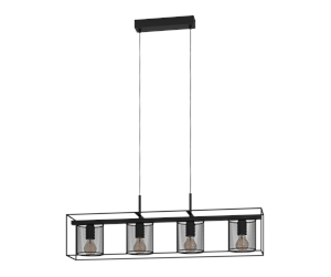 Lamper - EGLO CATTERICK long table pendant black - 43773