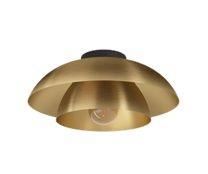 Lamper - EGLO CENCIARA ceiling lamp black/brushed steel - 900848