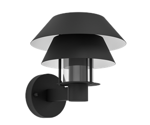 Lamper - EGLO CHIAPPERA outdoor wall lamp black - 900287