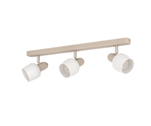 Lamper - EGLO CORATO spot rail 3L sand/white - 900716