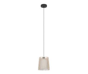 Lamper - EGLO FATTORIA pendant light natural/white/black - 900902