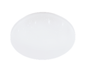 Lamper - EGLO FRANIA-S ceiling lamp Ø310 mm 3000K IP44 white with crystal effect - 900619