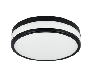 Lamper - EGLO LED PALERMO wall/ceiling light  black - 900846