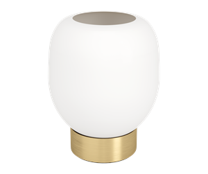 Lamper - EGLO MANZANARES table lamp white/brushed brass - 900307