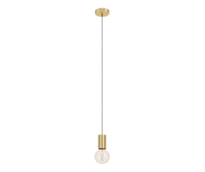 Lamper - EGLO POZUETA 1 pendant light  brushed brass - 900799