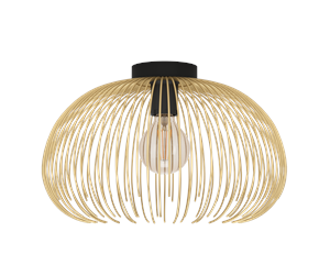 Lamper - EGLO VENEZUELA ceiling light  black/gold - 900165