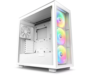 Kabinett - NZXT H7 Elite RGB - Matte White - Kabinett - Miditower - Hvit - CM-H71EW-02