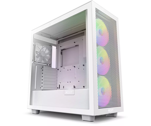 Kabinett - NZXT H7 Flow RGB - Matte White - Kabinett - Miditower - Hvit - CM-H71FW-R1