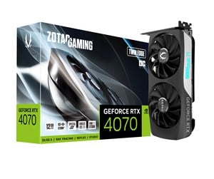 Grafikkort - ZOTAC GeForce RTX 4070 Twin Edge OC - 12GB GDDR6X RAM - Grafikkort - ZT-D40700H-10M