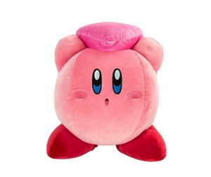 Dukker, Bamser & Utstyr - Tomy Club Mocchi- Mocchi- Kirby with Heart Mega Plush Toy 38cm - 0053941127879