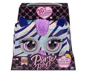 Dukker, Bamser & Utstyr - Purse Pets Metallic Magi - Zebra - 6066464