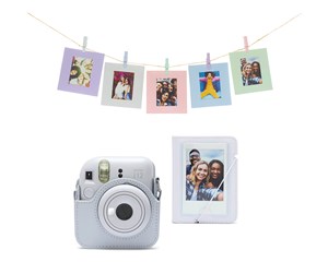 Kamera & Objektivtilbehør - Fujifilm instax mini 12 Accessory Kit - Clay White - 70100157478