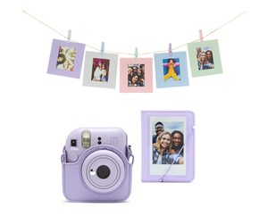 Kamera & Objektivtilbehør - Fujifilm instax mini 12 Accessory Kit - Lilac Purple - 70100157490