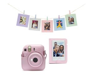 Kamera & Objektivtilbehør - Fujifilm instax mini 12 Accessory Kit - Blossom Pink - 70100157491