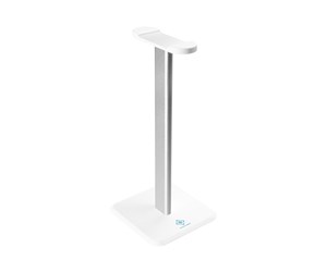 Hodetelefoner - Deltaco Gaming Headset Stand Aluminium - White - GAM-071-W