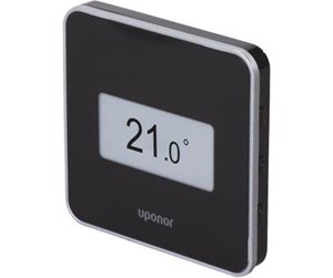 Gulvvarme - Uponor smatrix wave thermostat d+rh style t-169 black - 1087817