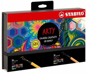 Hobbyartikler - STABILO  ARTY Creative Set 68 pens Point 88 & Pen 68 34 of each - 204096