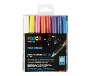 Hobbyartikler - POSCA  marker sæt PC-1MR 16 ass. std. colors - 401632