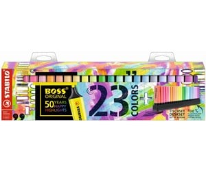 Hobbyartikler - STABILO BOSS® ORIGINALHighlighter deskset of all 23 colors - 201007