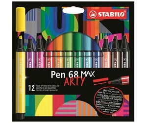 Hobbyartikler - STABILO  Pen 68 Max Arty wallet of 12 pens - 204092