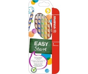 Hobbyartikler - STABILO  colored pencils EASYCOLOR L 6-STK ASS. For lefthanded - 208624