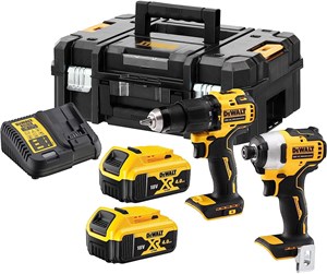 Verktøy - Dewalt Combo 18V 2x4 0Ah tool kit DCK2062M2T DEWALT - DCK2062M2T-QW