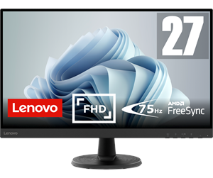 Skjerm - 27" Lenovo D27-40 - 1920x1080 - 75Hz - VA - 67A3KAC6EU