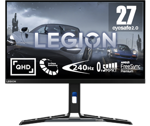 Skjerm - 27" Lenovo Legion Y27QF-30 - 2560x1440 - 240Hz - IPS - USB 3.2 HUB - 67A7GAC3EU