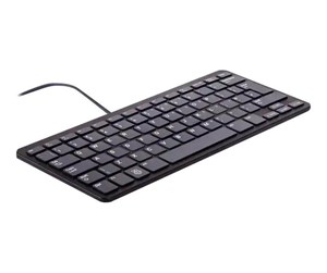 Tastatur - Raspberry Pi - keyboard - QWERTY - US - grey black - Tastatur - Amerikansk Engelsk - Grå - RB-TASTA01-S-US