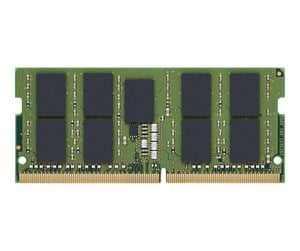 RAM - Kingston Server Premier - DDR4 - module - 32 GB - SO-DIMM 260-pin - 2666 MHz / PC4-21300 - unbuffered - KSM26SED8/32HC