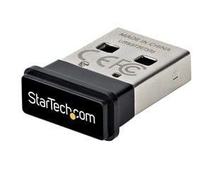 Nettverksadapter - StarTech.com USB Bluetooth 5.0 Adapter USB Bluetooth Dongle Receiver Range Up to 10M - USBA-BLUETOOTH-V5-C2