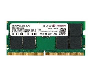 RAM - Transcend JetRAM - DDR5 - module - 8 GB - SO-DIMM 262-pin - 4800 MHz / PC5-38400 - unbuffered - JM4800ASG-8G