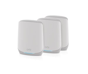 Homeplug / PowerLine - Netgear Orbi RBK763S Tri-band WiFi 6 Mesh System (3-Pack / Router + 2 Satellites) Homeplug / PowerLine - RBK763S-100EUS