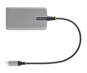 USB-hub - StarTech.com 5G3AGBB-USB-C-HUB USB-hub - 3 porter - Grå - 5G3AGBB-USB-C-HUB