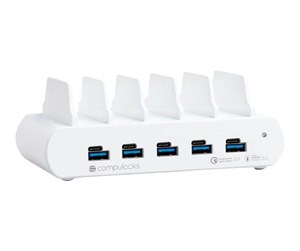 Nettbrett - Adaptere og ladere - Compulocks charging station - 5 x 4 pin USB Type A 5 x USB-C - 150 Watt - 5PUSBCDKS-EU