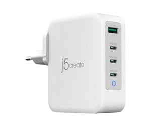 Mobil - Adaptere og ladere - j5create 130W GaN 4-Port Charger - JUP43130E-EN