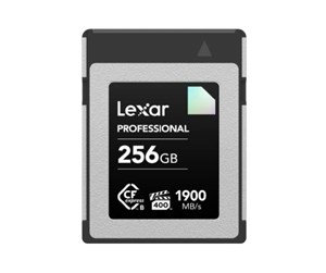 Minnekort - Lexar Professional DIAMOND CFexpress Type B - 1900MB/s - 256GB - LCXEXDM256G-RNENG