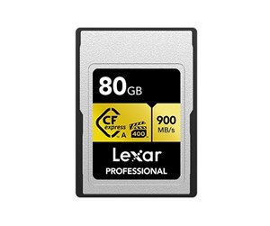 Minnekort - Lexar Professional GOLD CFexpress Pro Type A - 80GB - LCAGOLD080G-RNENG