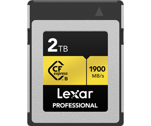 Minnekort - Lexar Professional Gold CFexpress Type B - 1900MB/s - 2TB - LCXEXPR002T-RNENG