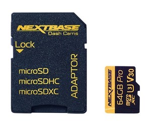 Minnekort - NextBase MicroSD/SD - 64GB - NBDVRS2SD64GBU3