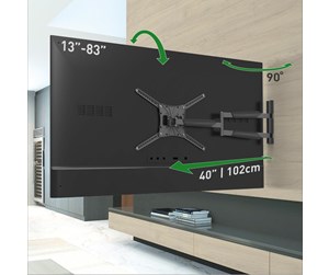 Veggmontering, AV-braketter & AV-møbler - Barkan Mounts BM443XL - BM443XL