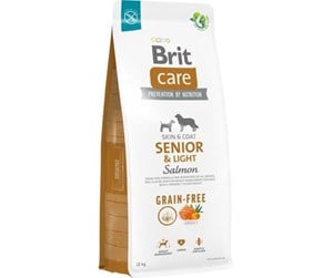 Hund - Brit Care Dog Grain-free Senior & Light Salmon 12 kg - BH3441200